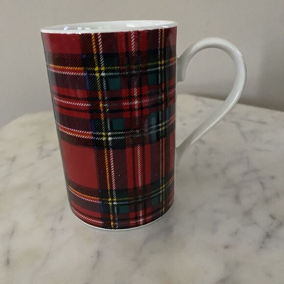 Dunoon Royal Stewart Tartan Stoneware Tea Mugs Made in Scotland Set Of 3 - Picture 5 of 11